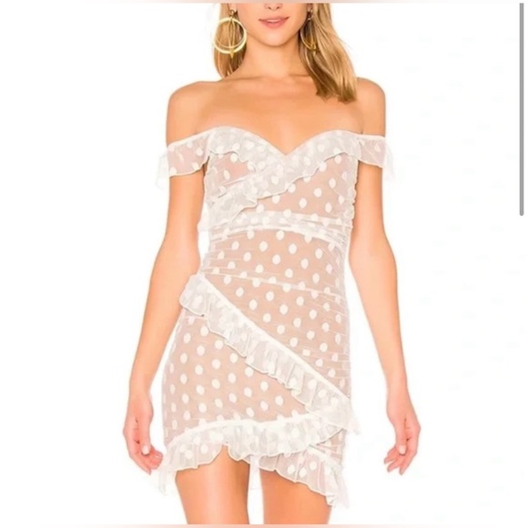 Majorelle Bandit Dress in White - Size Small - Worn Once - Picture 1 of 6